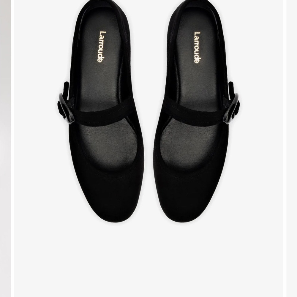 Larroude Black Women's Flats - Picture 4 of 6